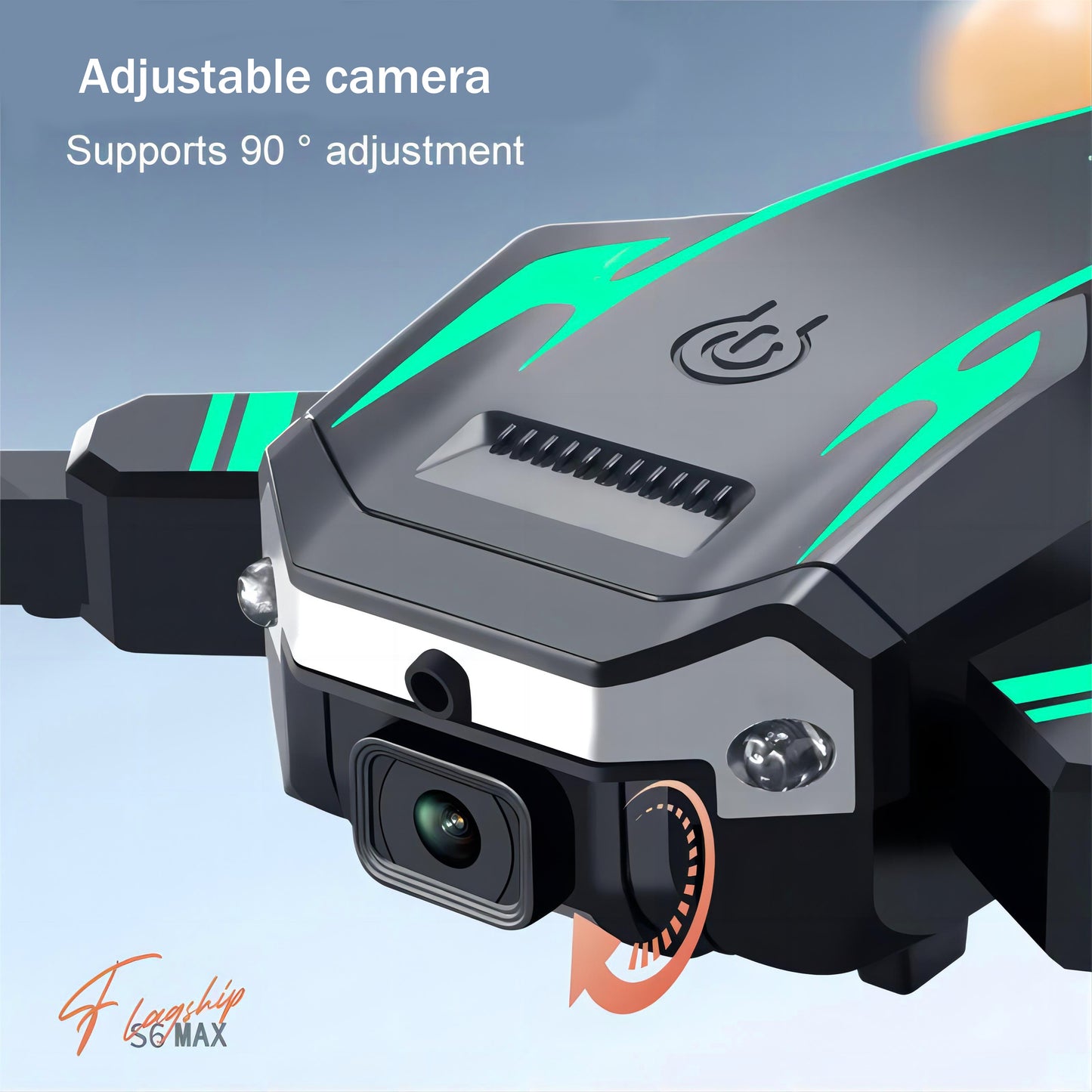 Drone with 4K HD Dual Cameras, 540° Obstacle Avoidance Brushless Motor, FPV Real-Time View