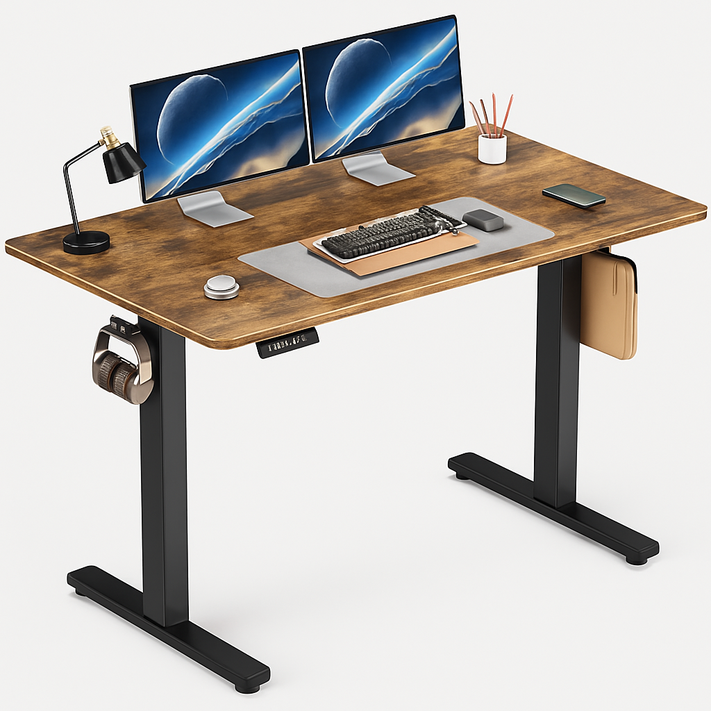 Electric Adjustable Standing Desk 40, 48 & 55 Inches x 24 Inches