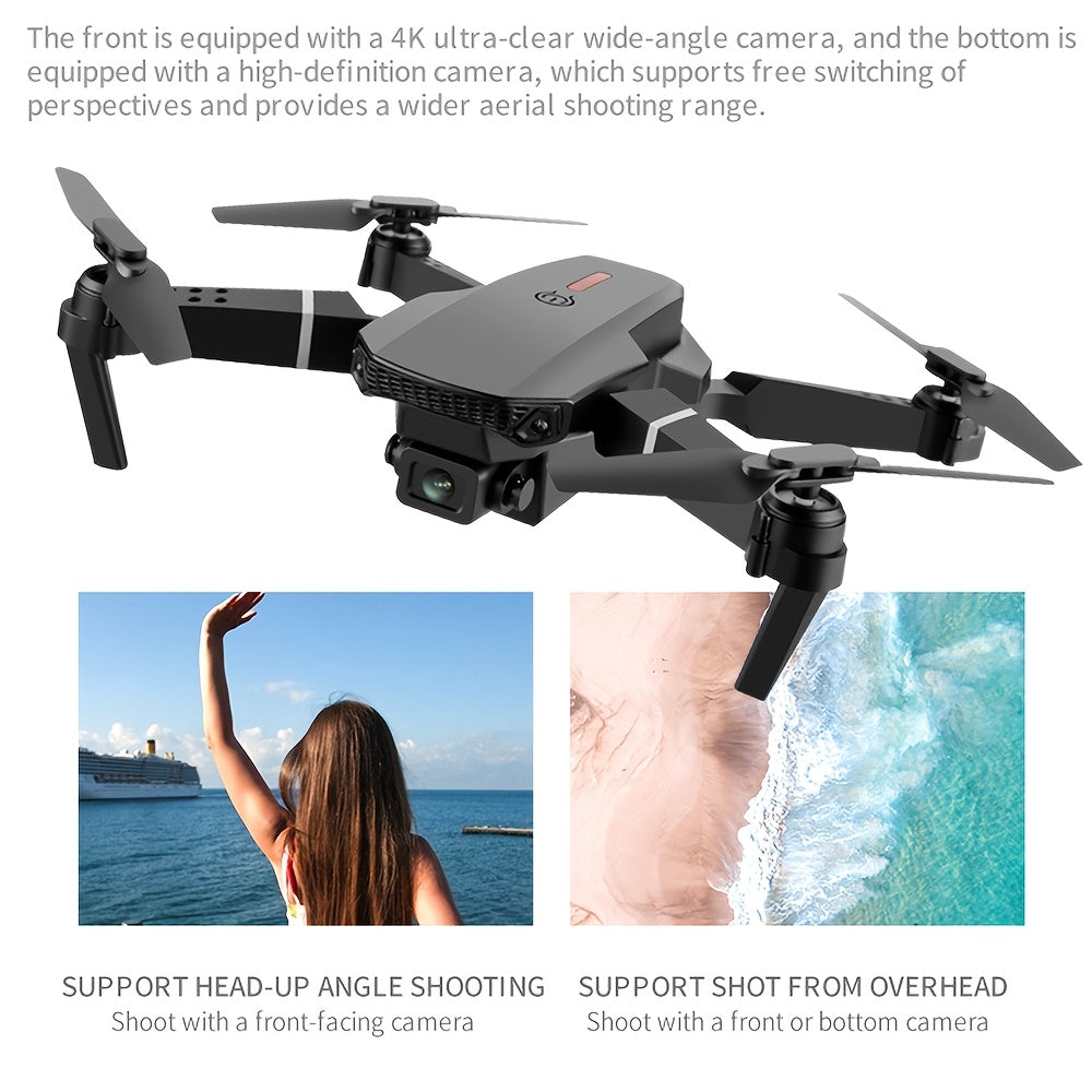 E88 Foldable Drone with Dual Camera, Obstacle Avoidance
