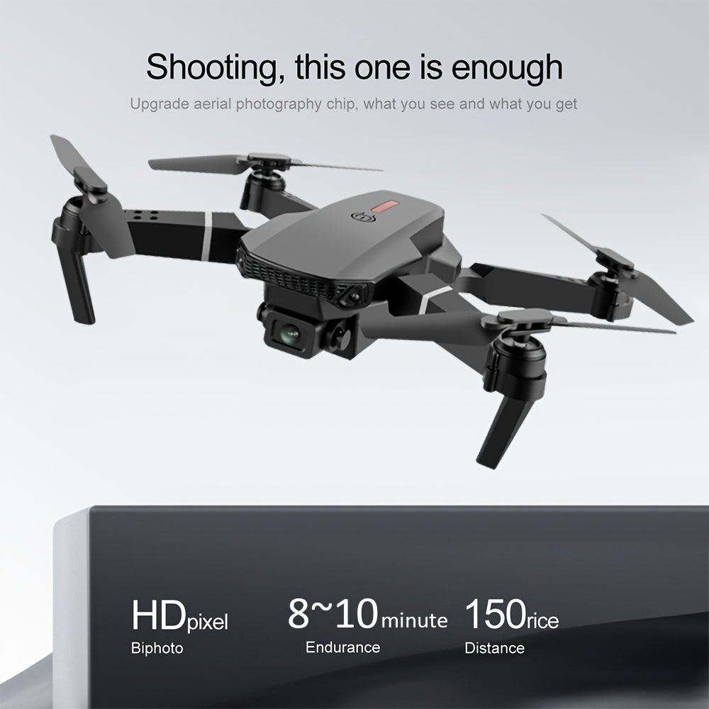 E88 Foldable Drone with Dual Camera, Obstacle Avoidance