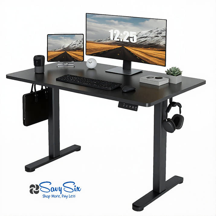 Electric Adjustable Standing Desk 40, 48 & 55 Inches x 24 Inches
