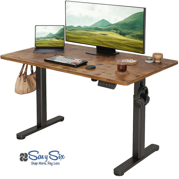 Electric Adjustable Standing Desk 40, 48 & 55 Inches x 24 Inches