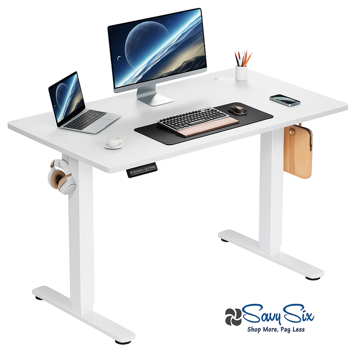 Electric Adjustable Standing Desk 40, 48 & 55 Inches x 24 Inches