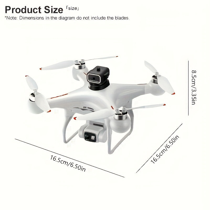 8K Drone with 2 Batteries Durable S116 MAX Brushless Optical Flow Drone with Dual Cameras, WIFI FPV, 360° Obstacle Avoidance