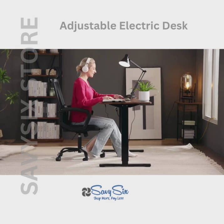 Electric Adjustable Standing Desk 40, 48 & 55 Inches x 24 Inches