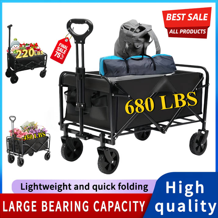 Heavy Duty Folding Cart 220LBS/ 450LBS/ 680LBS All Terrain Heavy Duty