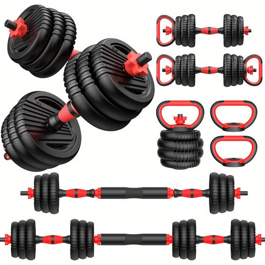 Adjustable dumbbell set 20 to 90lbs Free Weights set with upgraded nut 4 in 1 Weight Set