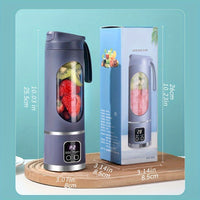 12.85 Oz Rechargeable Portable Blender Cup, Electric USB Juicer Blender