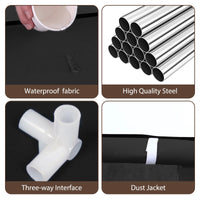 10-Tier Shoe Rack Organizer for Entryway, 27 Pairs Capacity Shoe Storage Shelf, 62.99*23.62*15.7 Inch, Black