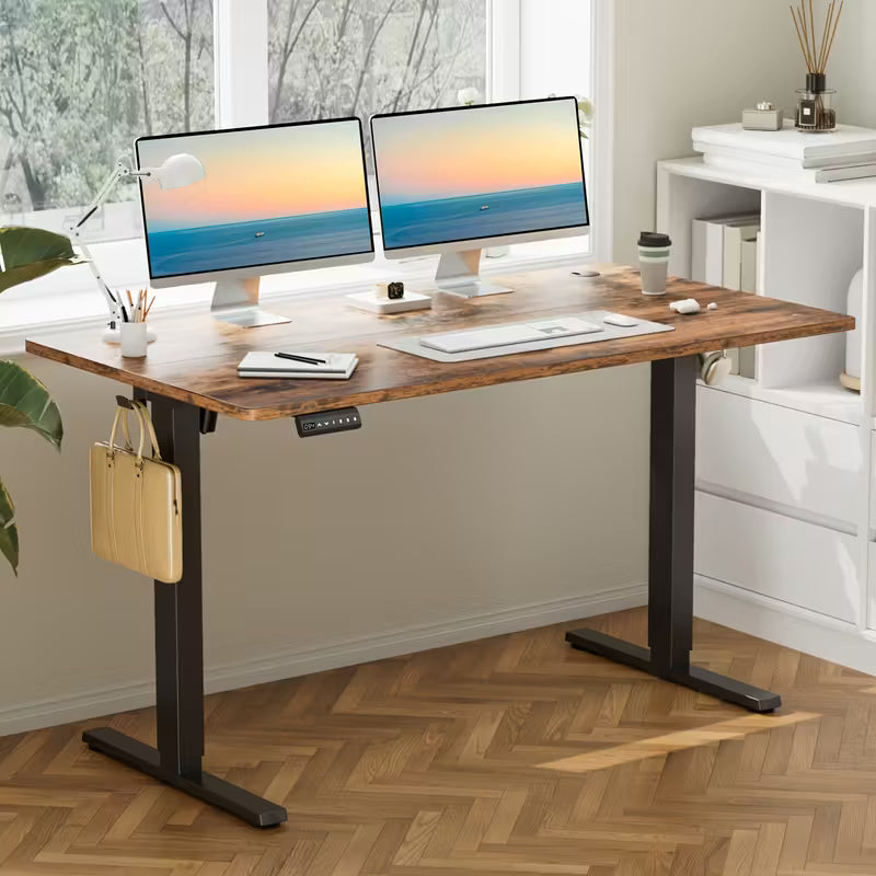 Large Adjustable Desk 55 inches to 71 inches x 28 to 30 inches