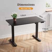 Electric Adjustable Standing Desk 48 x 24 Inches & 55 x 24 Inches