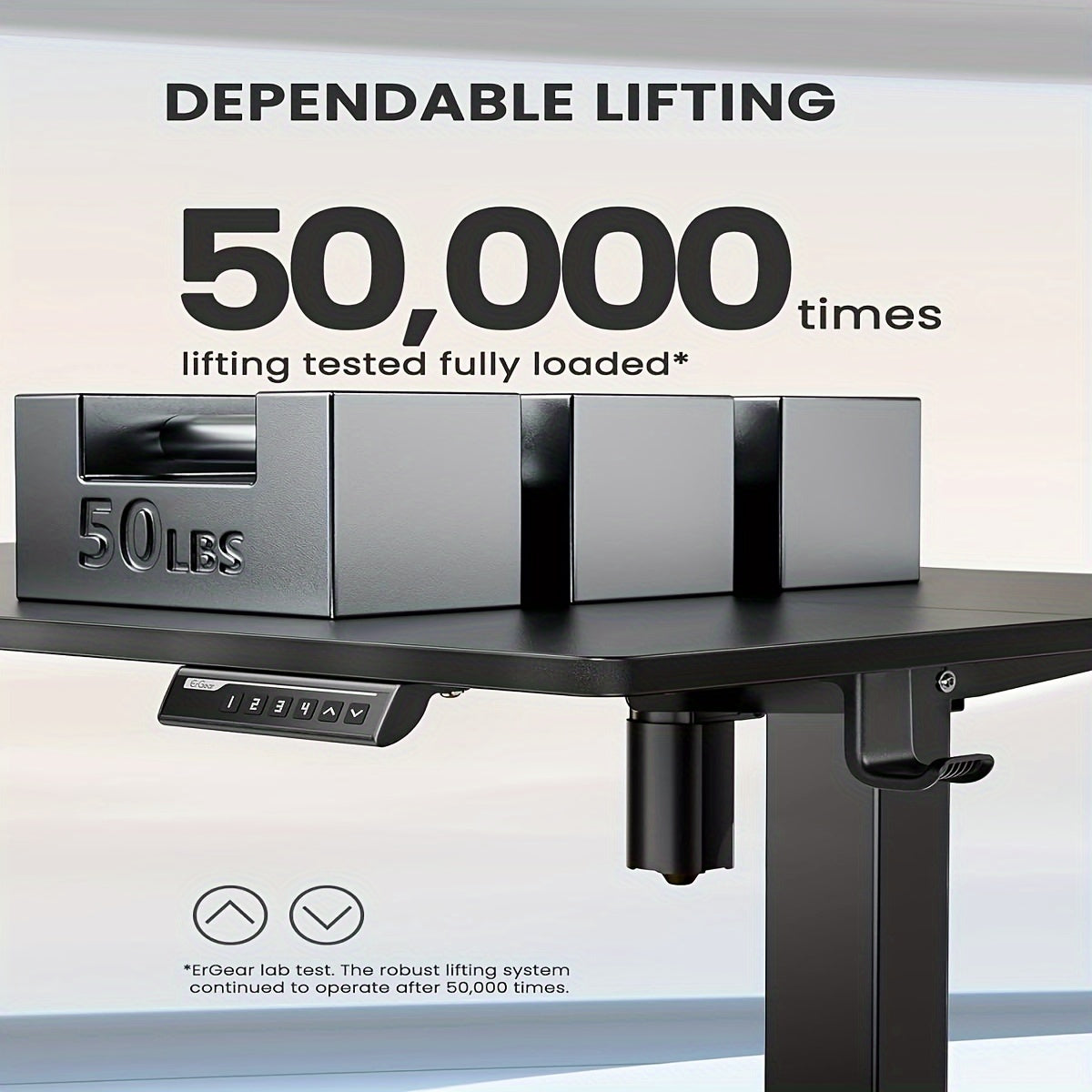 Large Adjustable Desk 55 inches to 71 inches x 28 to 30 inches