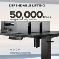 Large Adjustable Desk 55 inches to 71 inches x 28 to 30 inches