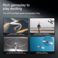 Drone with 4K HD Dual Cameras, 540° Obstacle Avoidance Brushless Motor, FPV Real-Time View