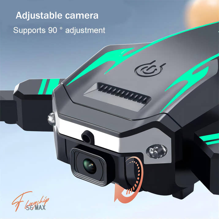 Drone with 4K HD Dual Cameras, 540° Obstacle Avoidance Brushless Motor, FPV Real-Time View