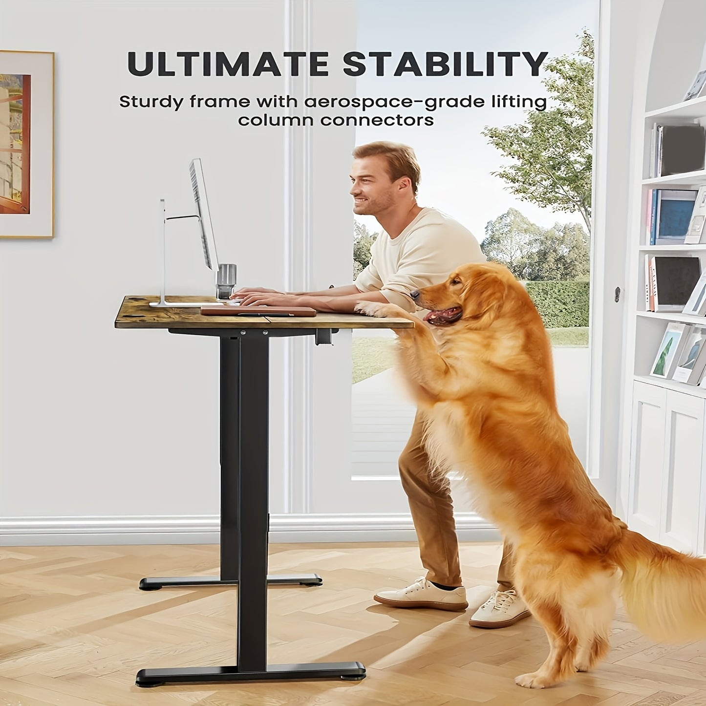 Large Adjustable Desk 55 inches to 71 inches x 28 to 30 inches