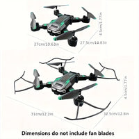 Drone with 4K HD Dual Cameras, 540° Obstacle Avoidance Brushless Motor, FPV Real-Time View