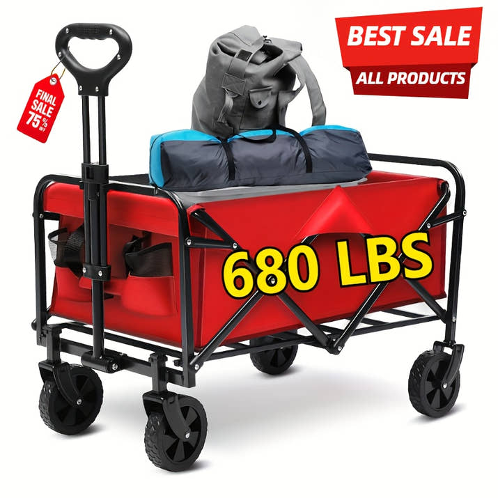 Heavy Duty Folding Cart 220LBS/ 450LBS/ 680LBS All Terrain Heavy Duty