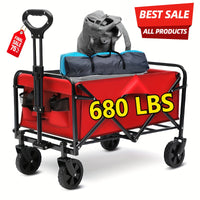 Heavy Duty Folding Cart 220LBS/ 450LBS/ 680LBS All Terrain Heavy Duty
