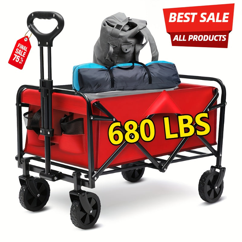 Heavy Duty Folding Cart 220LBS/ 450LBS/ 680LBS All Terrain Heavy Duty
