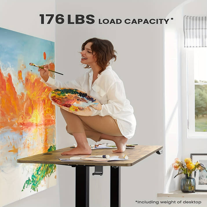 Large Adjustable Desk 55 inches to 71 inches x 28 to 30 inches