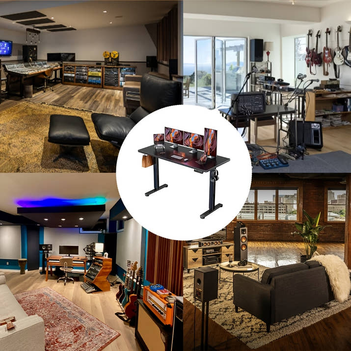 Large Adjustable Desk 55 inches to 71 inches x 28 to 30 inches