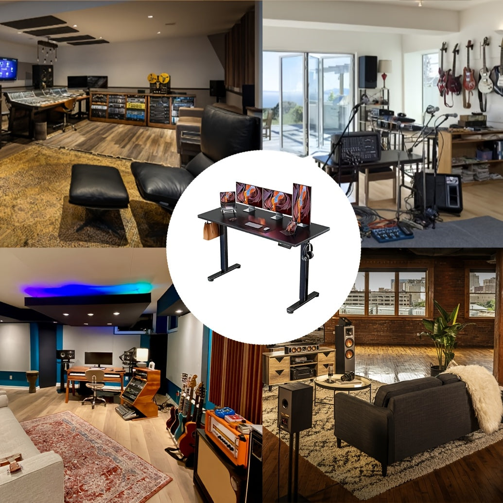 Large Adjustable Desk 55 inches to 71 inches x 28 to 30 inches