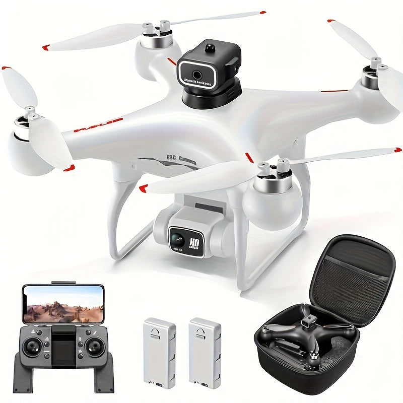 8K Drone with 2 Batteries Durable S116 MAX Brushless Optical Flow Drone with Dual Cameras, WIFI FPV, 360° Obstacle Avoidance
