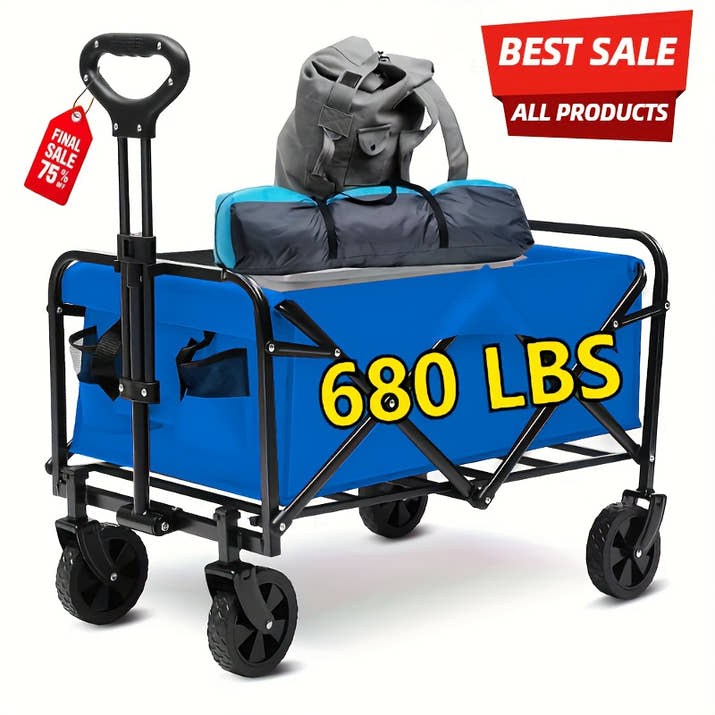 Heavy Duty Folding Cart 220LBS/ 450LBS/ 680LBS All Terrain Heavy Duty