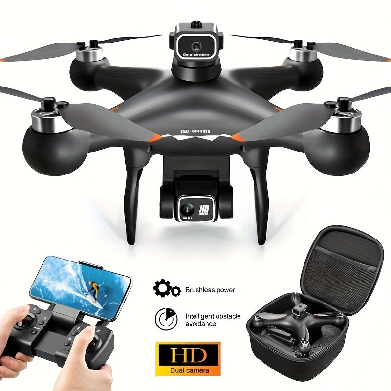 8K Drone with 2 Batteries Durable S116 MAX Brushless Optical Flow Drone with Dual Cameras, WIFI FPV, 360° Obstacle Avoidance