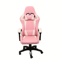 Ergonomic High-Back Gaming Chair with Headrest & Lumbar Support - Adjustable & Reclining