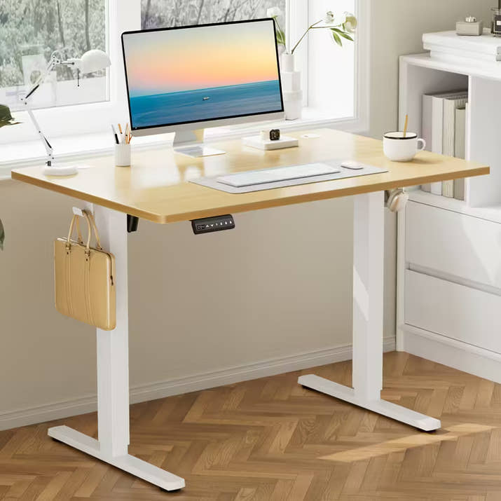 Large Adjustable Desk 55 inches to 71 inches x 28 to 30 inches