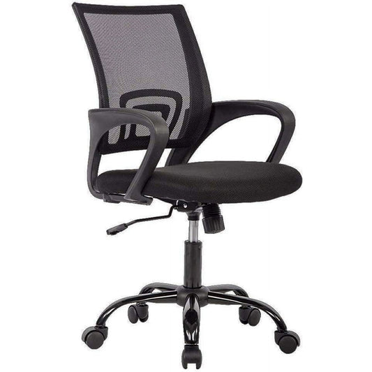 Ergonomic Office Chair, Lumbar Support, Adjustable Height with Armrests for Adults