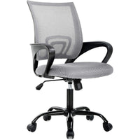 Ergonomic Office Chair, Lumbar Support, Adjustable Height with Armrests for Adults