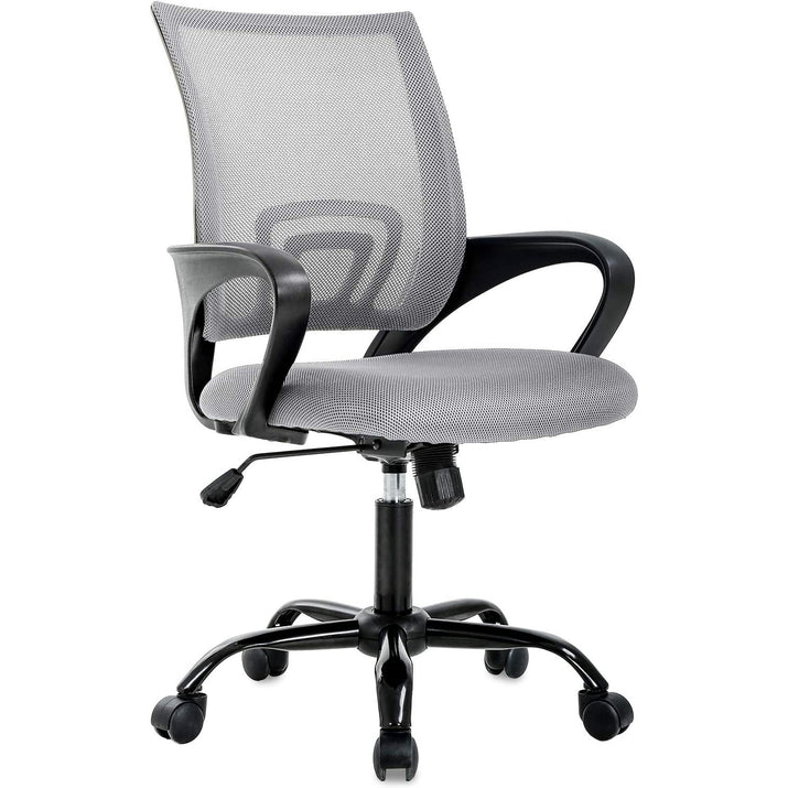Ergonomic Office Chair, Lumbar Support, Adjustable Height with Armrests for Adults