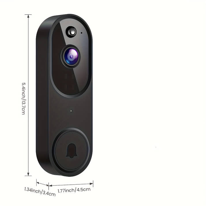 1080P Smart Wires Video Doorbell Camera with Chime Night
