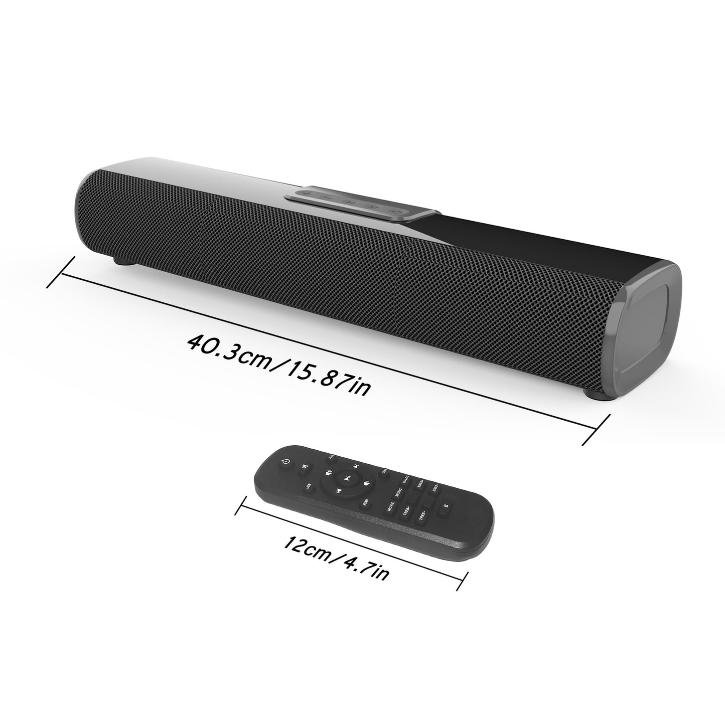 Manufacturers cross-border sound bar real 30W audio home Bluetooth TV echo wall sound bully home theater speakers