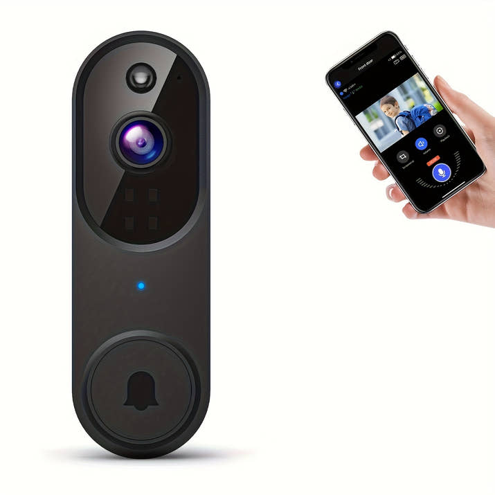 1080P Smart Wires Video Doorbell Camera with Chime Night