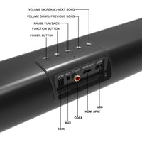 Manufacturers cross-border sound bar real 30W audio home Bluetooth TV echo wall sound bully home theater speakers
