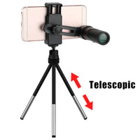 2000X24 HD Monocular Telescope Outdoor Mini Portable Zoom Telescope Phone Telescope Travel Hiking Camping Birdwatching Telescope