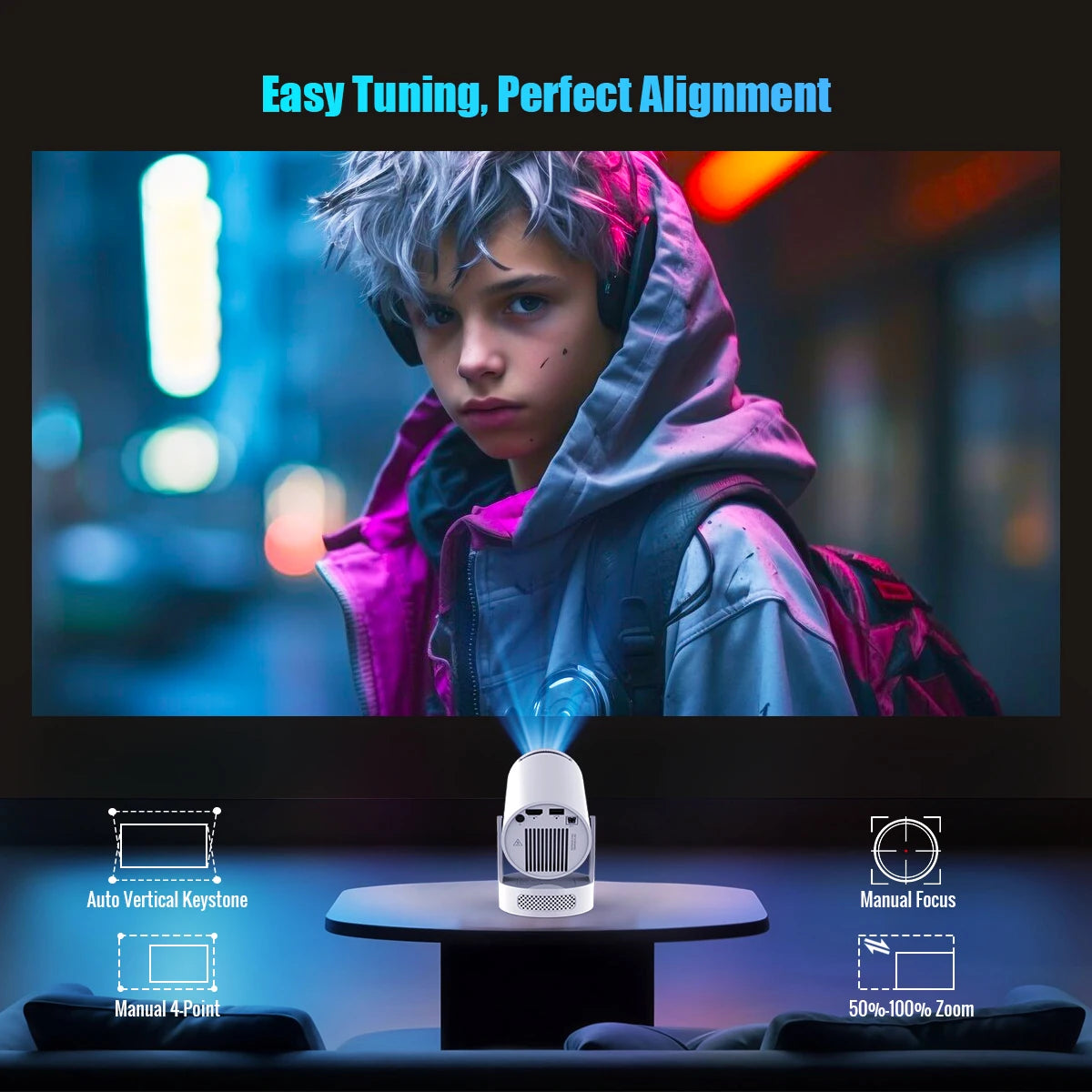 Cinematic Outdoor Projector