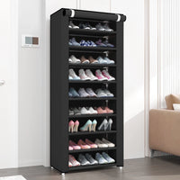 10-Tier Shoe Rack Organizer for Entryway, 27 Pairs Capacity Shoe Storage Shelf, 62.99*23.62*15.7 Inch, Black