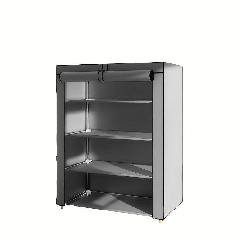 5-10 Layer Shoe Rack with Non-woven Fabric Cover, Easy to Assemble, Portable Shoe Cabinet, Can Store 27-35 Pairs Of Shoes