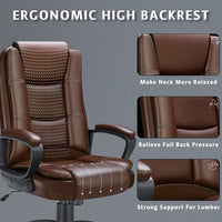 Home Office Chair, 400LBS 8Hours Heavy Duty Design, Ergonomic High Back Cushion Lumbar Back Support, Computer Desk Chair, Big and Tall Chair for Work