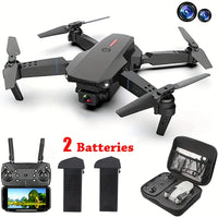 E88 Foldable Drone with Dual Camera, Obstacle Avoidance
