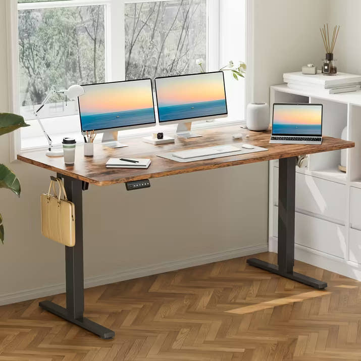 Large Adjustable Desk 55 inches to 71 inches x 28 to 30 inches
