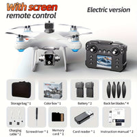 8K Drone with 2 Batteries Durable S116 MAX Brushless Optical Flow Drone with Dual Cameras, WIFI FPV, 360° Obstacle Avoidance