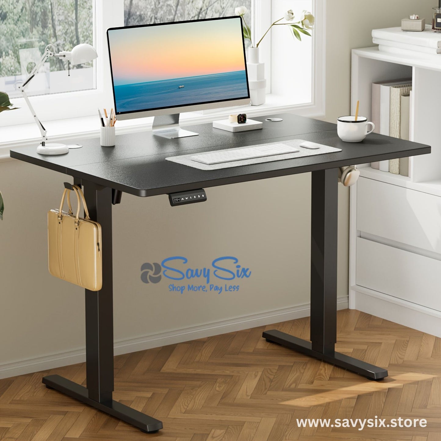 Large Adjustable Desk 55 inches to 71 inches x 28 to 30 inches