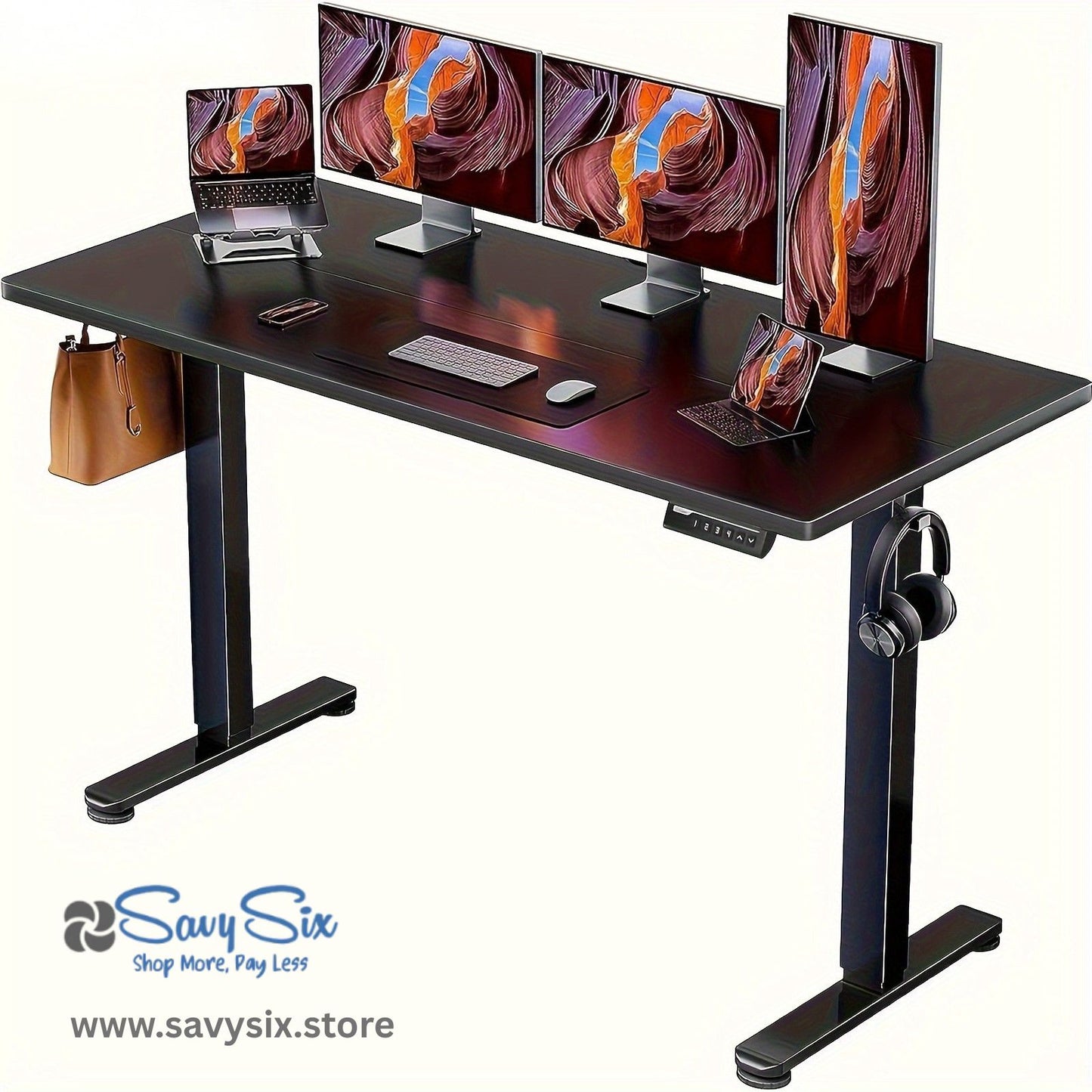 Large Adjustable Desk 55 inches to 71 inches x 28 to 30 inches