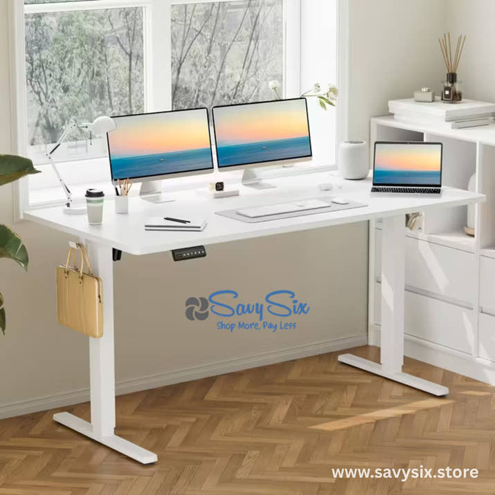 Large Adjustable Desk 55 inches to 71 inches x 28 to 30 inches